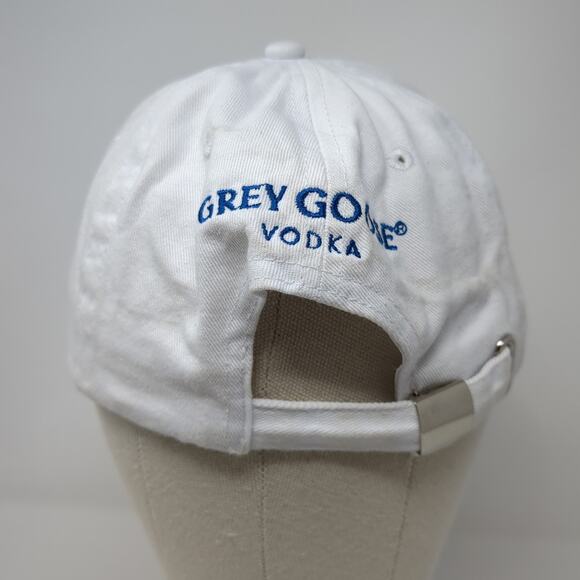 Grey Goose Vodka Slideback Baseball Cap White One Size Adjustable Embroidered - Picture 6 of 9